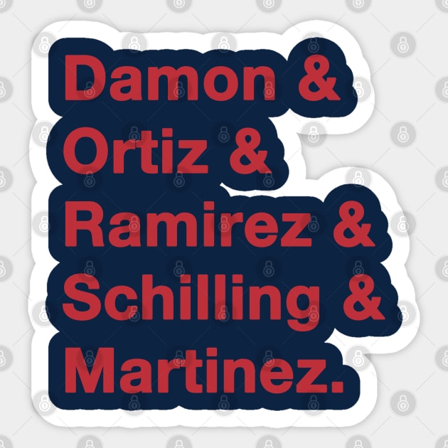 2004 Boston Red Sox Sticker by IdenticalExposure